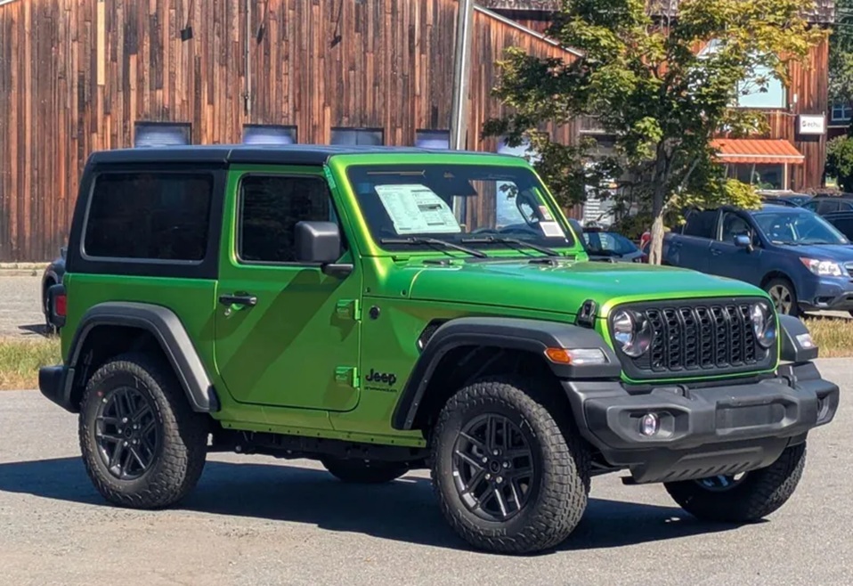 New 2025 Jeep Wrangler 2-door Sport S: One of the best Jeeps for mastering Vermont road conditions. Available now at Brattleboro CDJR.