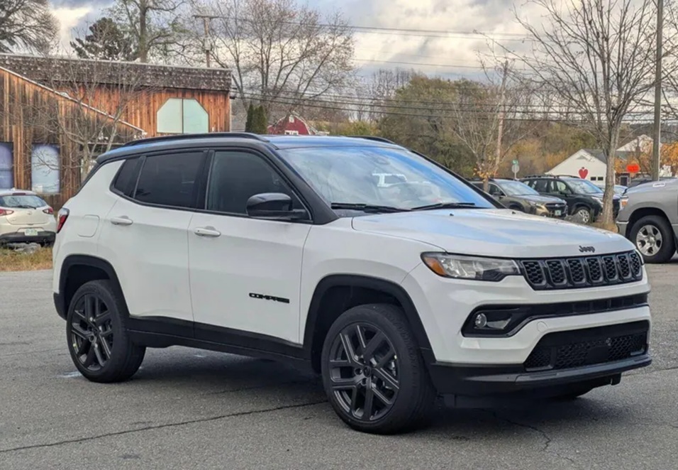 New 2026 Jeep Compass Limited Altitude: Discover which new vehicles sell best in Vermont in 2026. Explore top AWD SUVs and trucks at Brattleboro CDJR.