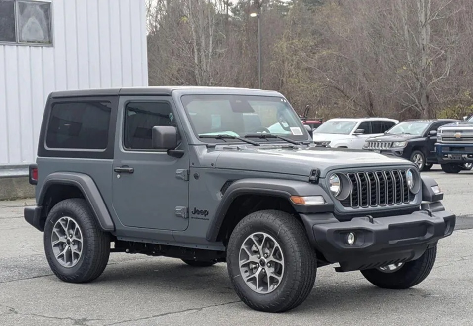 New 2026 Jeep Wrangler 2-door Sport S: One of the top vehicles from the next generation of Dodge, Jeep, and RAM, available at Brattleboro CDJR, Vermont.