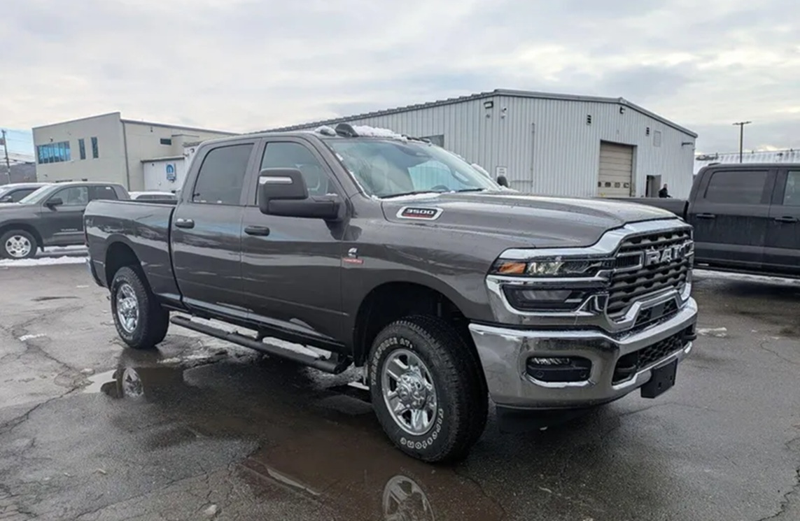 New 2026 RAM 3500 Tradesman: An expert choice in the Dodge vs RAM Trucks comparison. Available today at Brattleboro CDJR, Vermont.