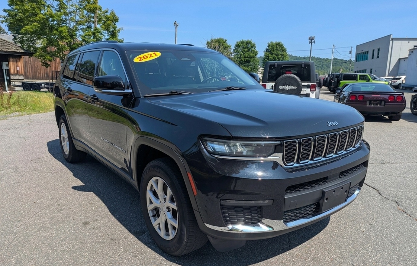 Used 2021 Jeep Grand Cherokee L Limited 4X4: One of the best vehicles for fall foliage road trips in Vermont. Available now at Brattleboro CDJR.