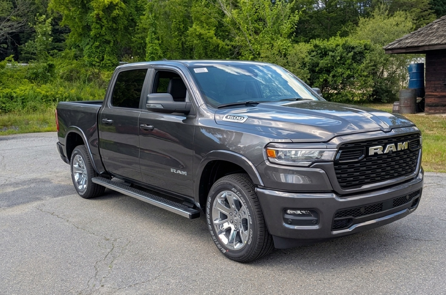 New 2026 RAM 1500 Big Horn Crew Cab 4x4 5'7' Box: A top choice in the RAM 1500 vs. Ford F-150 matchup. Available now at Brattleboro CDJR in Vermont.